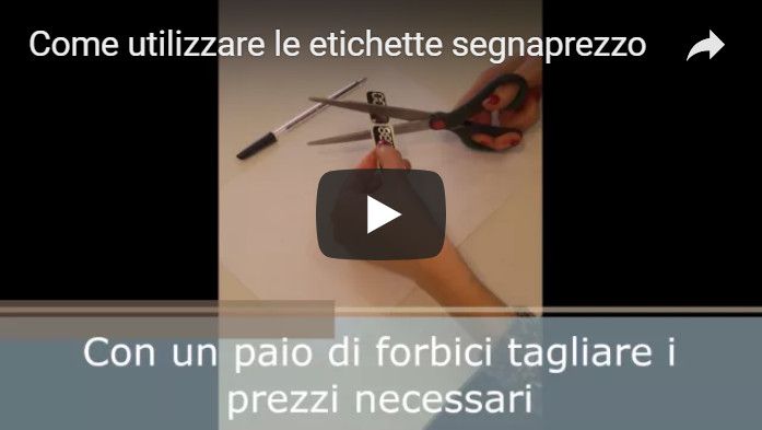 Video tutorial porta prezzi