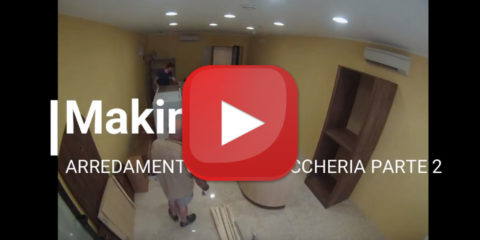 Video realizzazione arredamento tabaccheria parte 2